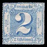 2 Silbergroschen von 1865