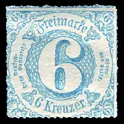 6 Kreuzer von 1865