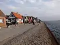 Historische Gebäude auf dem Tiessenkai