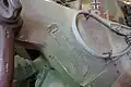 Verzapft verschweißter Stahl an Tiger II (jeweils 80 mm)