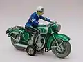Polizeimotorrad von 1960