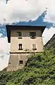 Grenzposten an der Berninabahn zwischen Campocologno und Tirano
