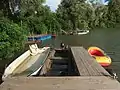Boote auf der Theiß bei Tiszadada
