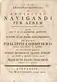 Titelblatt der De artificio navigandi Rinteln 1676