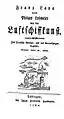 Titelblatt der Luftschiffkunst Tübingen 1784