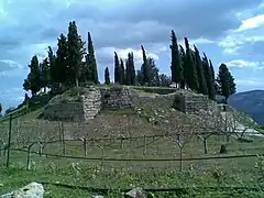 Die Akropolis des antiken Titanē