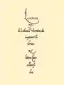 Titel von La operina …, Rom 1522