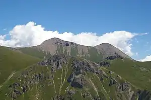 Titov Vrv mit Mal Turčin (2707 m), rechts