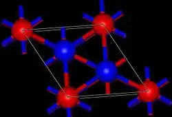 Kristallstruktur von Thallium(I)-oxid