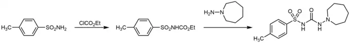 Tolazemid Synthese