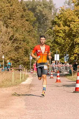 Tom Hohenadl beim Triathlon Ingolstadt 2021