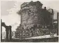 Grabmal der Caecilia Metella an der Via Appia
