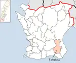 Lage der Gemeinde Tomelilla