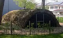 Relikt der Ludgerusburg: Tonnengewölbe