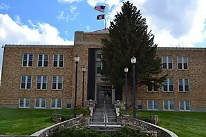Das Toole County Courthouse in Shelby