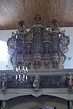 Gehäuse der Brandtner-zugeschriebenen Orgel in Topolno