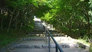 Treppe zum Tempel