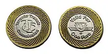 Bimetallmünze der Toronto Transit Commission