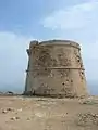Wachturm aus der 2. Hälfte des 18. Jh. am Cap