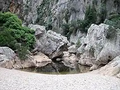 Unterste Barriere