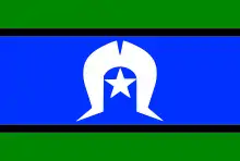 Flagge der Torres-Strait-Insulaner