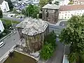 Für die documenta 14 verhüllte Torwache
