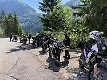 Eine Rast bei einer Motorradausfahrt
