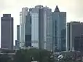 Tower 185 in der Frankfurter Skyline (Juli 2011)