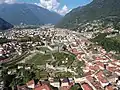 Blick auf Castelgrande und Stadtzentrum