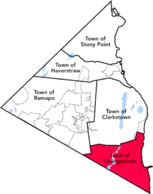 Lage im Rockland County