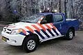 Ein Toyota Hilux der Koninklijke Marechaussee