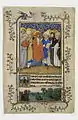 Hl. Bekenner,Paris, Louvre, Einzelblatt aus dem Mailänder Stundenbuch.
