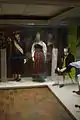 Trachtenausstellung, Oberschwäbische Trachten mit Hochzeitslader