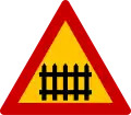 Bahnübergang mit Schranken