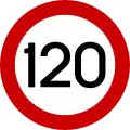 Höchstgeschwindigkeit (120 km/h)