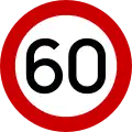 Höchstgeschwindigkeit (60 km/h)