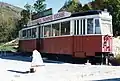 Restaurant in einem ehemaligen Luzerner, später Genfer Tramwagen