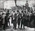 Trauerzug zum Begräbnis FellnersZeichnung von Heinrich Hasselhorst