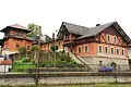 Ehemaliger Sommerkeller und Saalbau der Höllbrauerei, um 1800 angelegt.