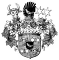 Wappen der Grafen von der Trenck gen. Stier (1798)