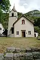 Kirche von Trenta an der Soča