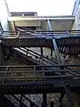 Treppen Konstruktion der mittleren Burg