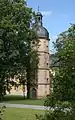 Treppenturm, 1454, einst mit Konventbau, Kreuzgang und Refektorium verbunden