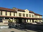 Bahnhof von Aguascalientes und sein Wohnhauskomplex