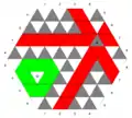 Tri-Chess für zwei Spieler: König und Turm