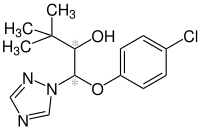 Strukturformel von Triadimenol