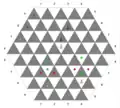 Triangular Chess: Züge der Bauern