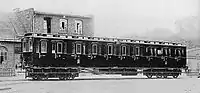 Triebwagen 2983 (2./3. Klasse) im Werk von van der Zypen & Charlier, 1906