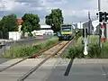 Regio-Shuttle RS1 am Bahnübergang Bayreuth Egerländer Straße