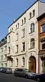 Thebäerstraße 30: repräsentatives späthistoristisches viergeschossiges Etagenmietshaus mit Jugendstilfassade, 1904